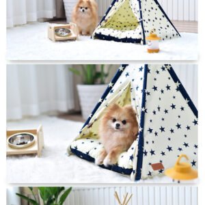 Tent Bed — Starlight Fabric Hideaway — full bed